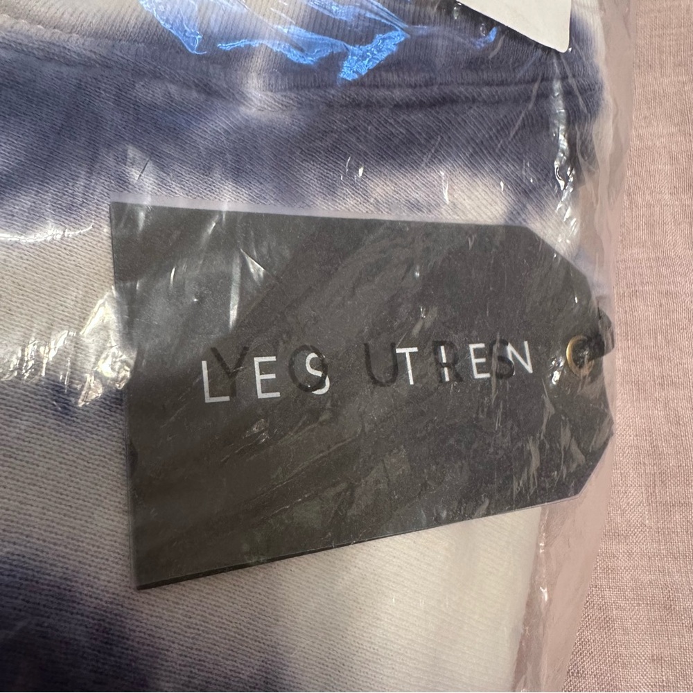 Les Tien | Blue/White TieDye Hoodie | XXS | Unisex | New in bag - Picture 4 of 6